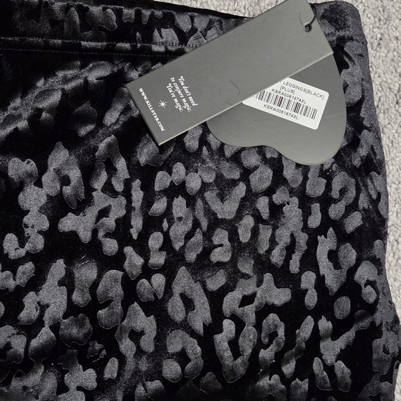 Killstar Caturday Velvet Leggings 4XL NWT - Picture 3 of 5